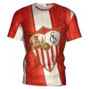 Sevilla FC Weiß Rot T-Shirt V2