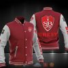 Stade Brestois 29 Kastanienbraun Weiß Baseball Jacke