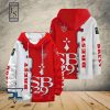 Stade Brestois 29 Weiß Rot Kapuzenpullover V1