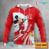Stade de Reims Individueller Name Mickey Reißverschluss-Hoodie