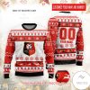 Stade Rennais FC Individueller Name Nummer Hässliches Weihnachten Sweater