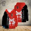 Stade Rennais FC Rot Schwarz Kapuzenpullover V1
