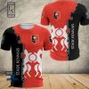 Stade Rennais FC Rot Schwarz T-Shirt V1