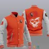 Stade Rennais FC Schädel Orange Weiß Baseball Jacke