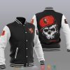 Stade Rennais FC Schädel Weiß Schwarz Baseball Jacke