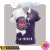 Toulouse FC Lila Weiß Polo Hemd