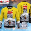 Villarreal CF Individueller Name Weihnachtsmann Hässliches Weihnachten Sweater