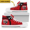 FC Ingolstadt 04 Individueller Name Sportlicher Stil High Top Schuhe