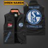 FC Schalke 04 Individueller Name Sportlicher Stil Ärmellose Jacke