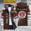 FC St. Pauli Individueller Name Fan Edition Fleecejacke