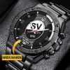 SV Sandhausen Individueller Name Limitierte Auflage Stahlsturm Uhr