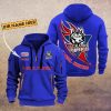 DE EC Kassel Huskies Individueller Name Sonderausgabe Viertel-Zip Hoodie