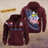 DE Fischtown Pinguins Individueller Name Sonderausgabe Viertel-Zip Hoodie