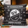 SV Sandhausen Individueller Name Sonderausgabe Kissen mit Füllung