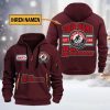 EC Bad Nauheim Individueller Name Neuer Stil Viertel-Zip Hoodie