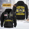 Krefeld Pinguine Individueller Name Neuer Stil Viertel-Zip Hoodie