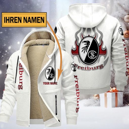 SC Freiburg Individueller Name Neuer Stil Reißverschlussjacke