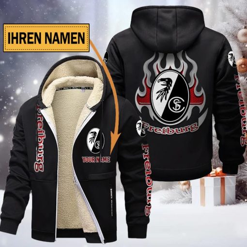 SC Freiburg Individueller Name Neuer Stil Reißverschlussjacke