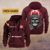 Eintracht Frankfurt Individueller Name Limitierte Auflage Viertel-Zip Hoodie