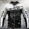 Music Lover – DJ Player Reißverschluss-Hoodie