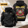 Bayer 04 Leverkusen Individueller Name Sonderausgabe Halb-Zip-Hoodie