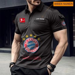 Bayern München Individueller Name Sportausgabe Signature-Poloshirt
