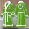 VfL Wolfsburg Individueller Name Neue Edition Fleece-Bademantel