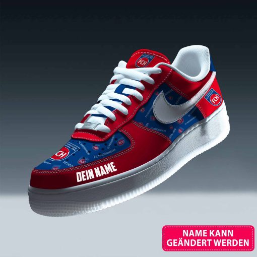 1. FC Heidenheim Individueller Name Sportlicher Stil AF1 Sneaker