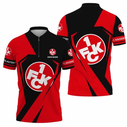 1. FC Kaiserslautern Individueller Name Neue Edition Zip-Polo und Sportshorts