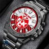 1. FC Kaiserslautern Individueller Name Geschenk für Fan Stahlsturm Uhr