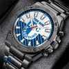 1. FC Magdeburg Individueller Name Geschenk für Fan Stahlsturm Uhr