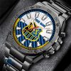 1. FC Saarbrücken Individueller Name Geschenk für Fan Stahlsturm Uhr