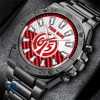 1. FSV Mainz 05 Individueller Name Geschenk für Fan Stahlsturm Uhr