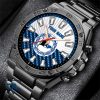 DSC Arminia Bielefeld Individueller Name Geschenk für Fan Stahlsturm Uhr