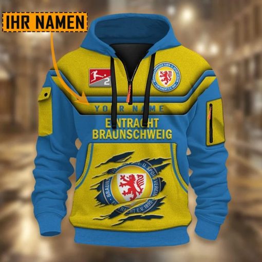 Eintracht Braunschweig Individueller Name Neue Version Dynamik Hoodie