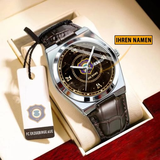 FC Erzgebirge Aue Individueller Name Neue Edition Signature-Uhr