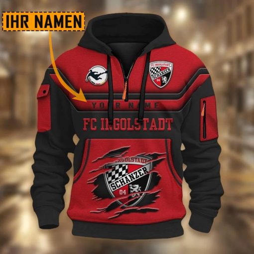 FC Ingolstadt 04 Individueller Name Neue Version Dynamik Hoodie