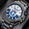 SV Darmstadt 98 Individueller Name Geschenk für Fan Stahlsturm Uhr