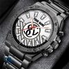 SV Elversberg Individueller Name Geschenk für Fan Stahlsturm Uhr