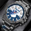 TSG 1899 Hoffenheim Individueller Name Geschenk für Fan Stahlsturm Uhr