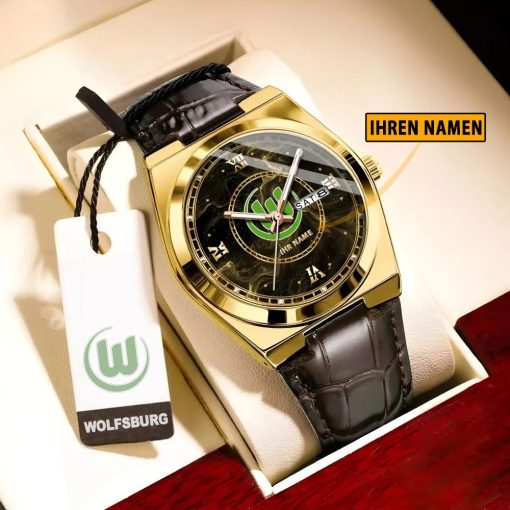 VfL Wolfsburg Individueller Name Neue Edition Signature-Uhr