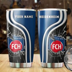 1. FC Heidenheim Individueller Name Geschenk für Fans Tumbler