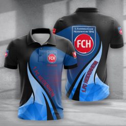 1. FC Heidenheim Individueller Name Neues Modell Polo Hemd