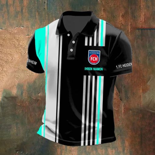 1. FC Heidenheim Individueller Name Neue Version Polo Hemd