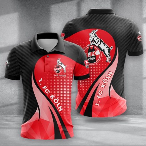 1. FC Köln Individueller Name Neues Modell Polo Hemd