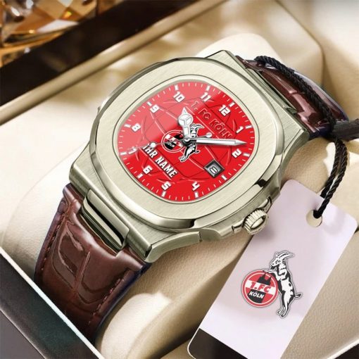 1. FC Köln Individueller Name Neue Version Heritage-Uhr