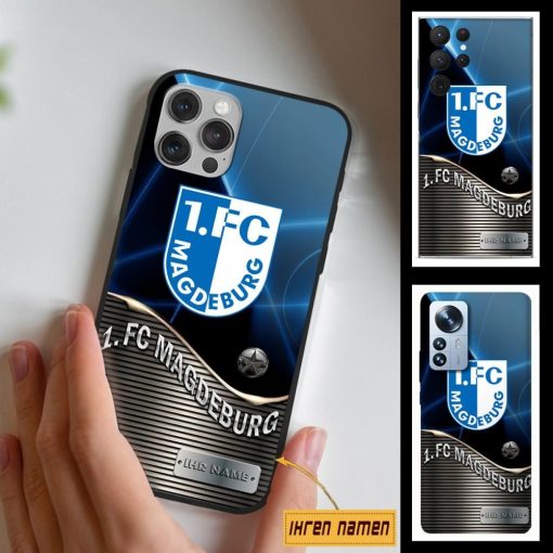 1. FC Magdeburg Individueller Name Neue Version Handyhülle