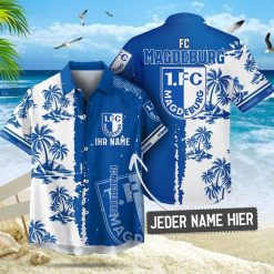 1. FC Magdeburg Individueller Name Neues Modell Aloha-Outfit