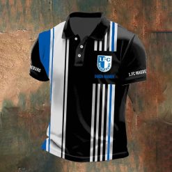 1. FC Magdeburg Individueller Name Neue Version Polo Hemd
