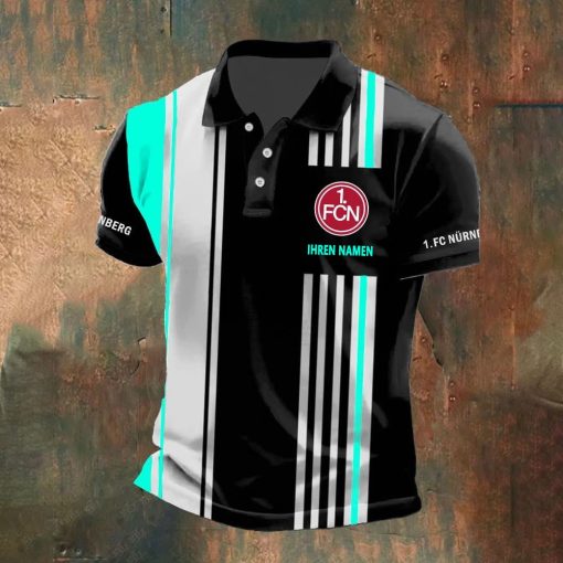 1. FC Nürnberg Individueller Name Neue Version Polo Hemd